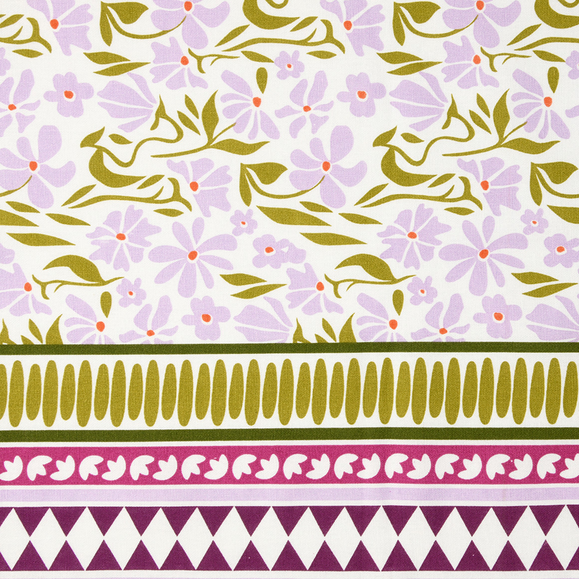 Tafelloper met bloemmotief