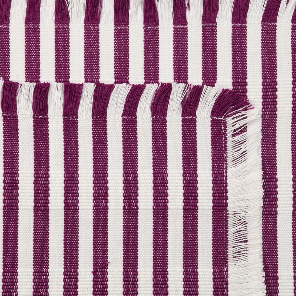 2 placemats met ribstructuur