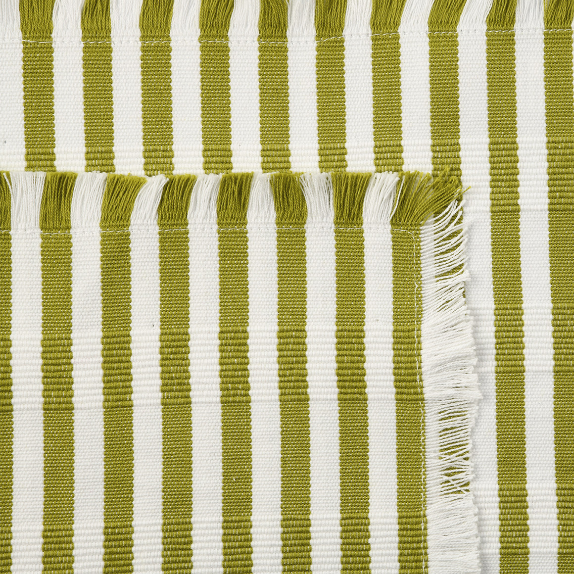 2 placemats met ribstructuur