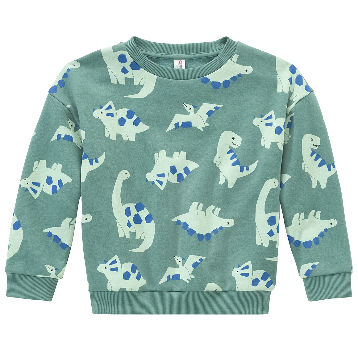 Sweater voor jongens met dinosaurus all-over