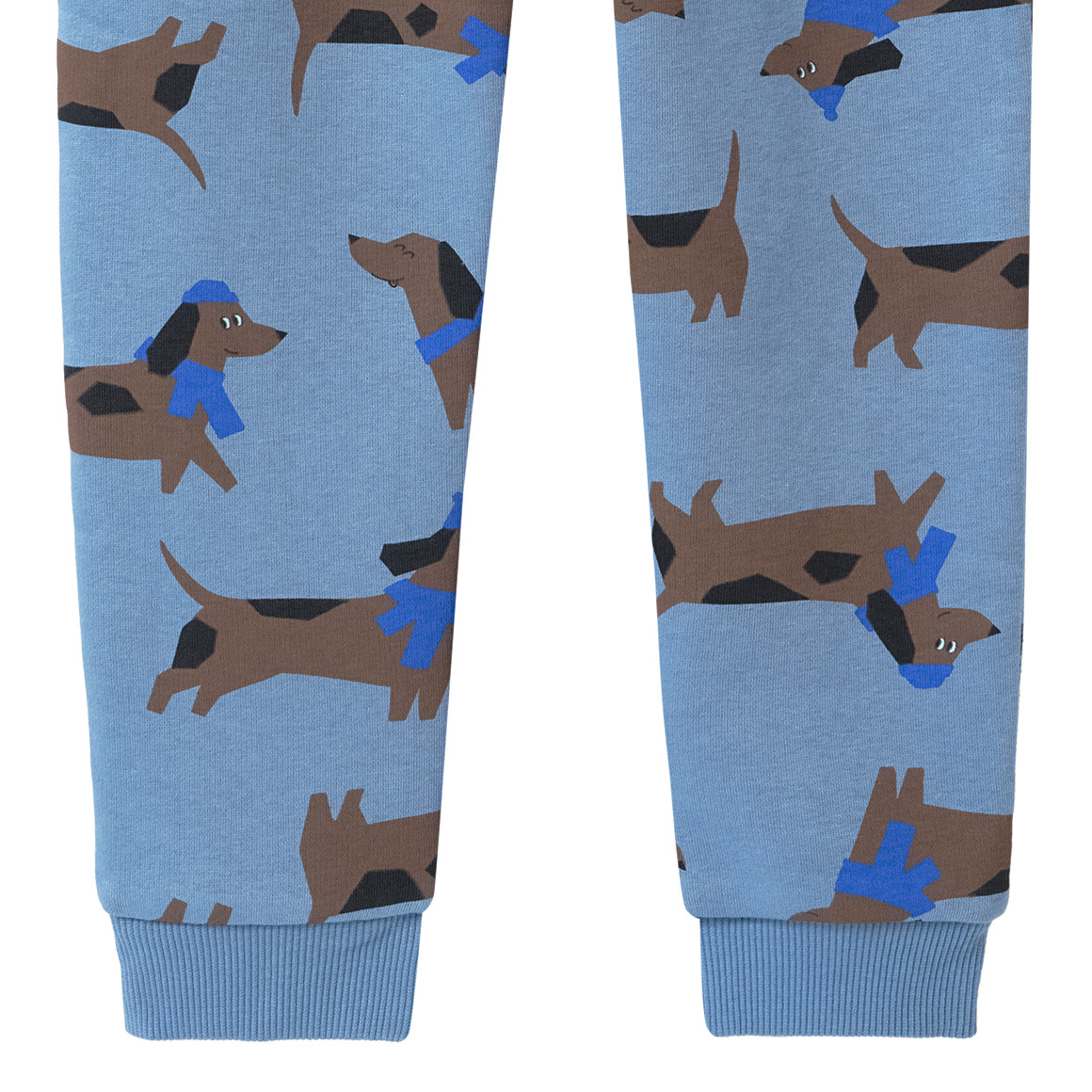 Jongens joggingbroek met teckel all-over