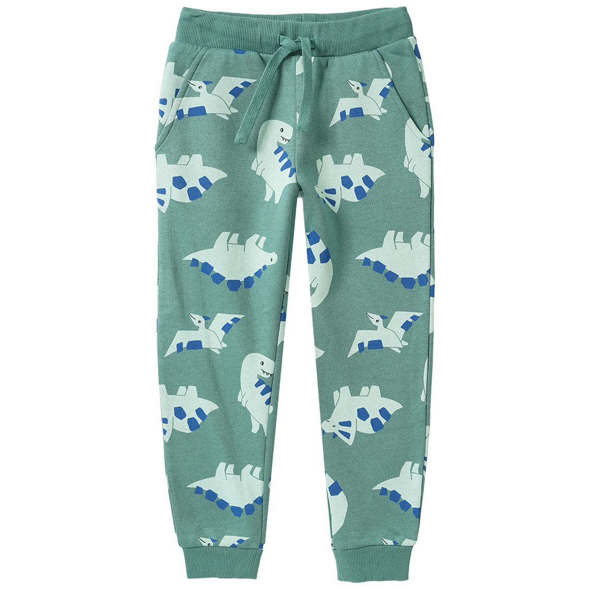 Jongens joggingbroek met dinosaurus all-over