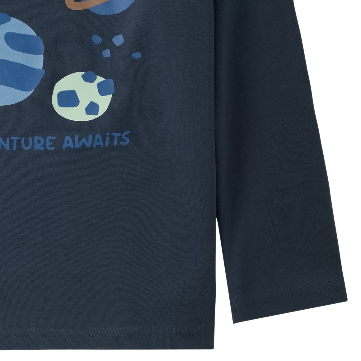 Jungen Langarmshirt mit Weltraum-Print
