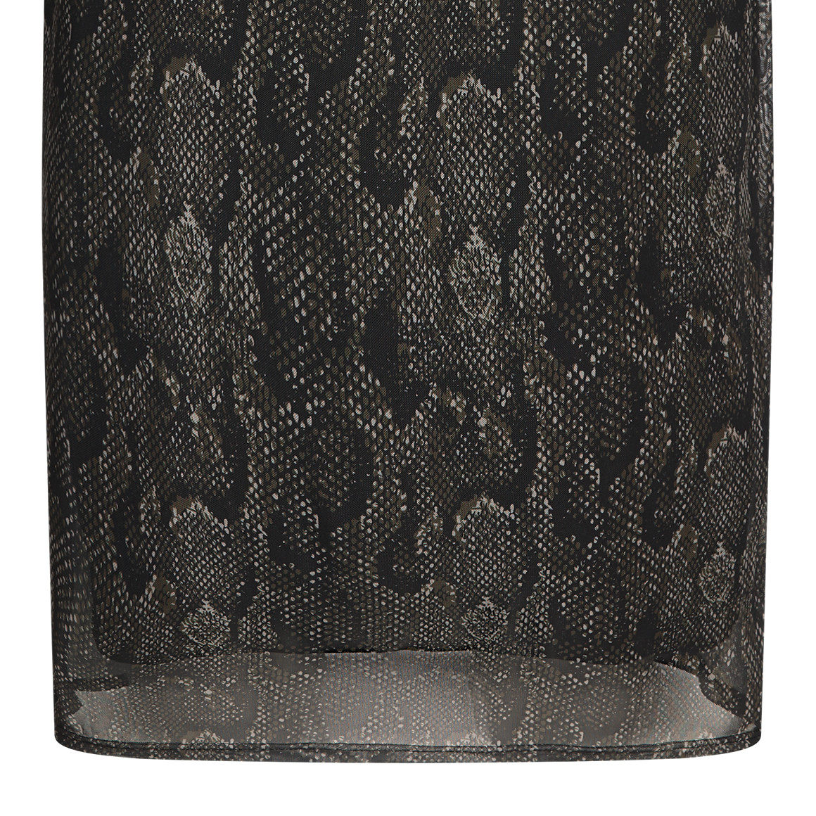 Damen Midi-Kleid mit Animal-Muster