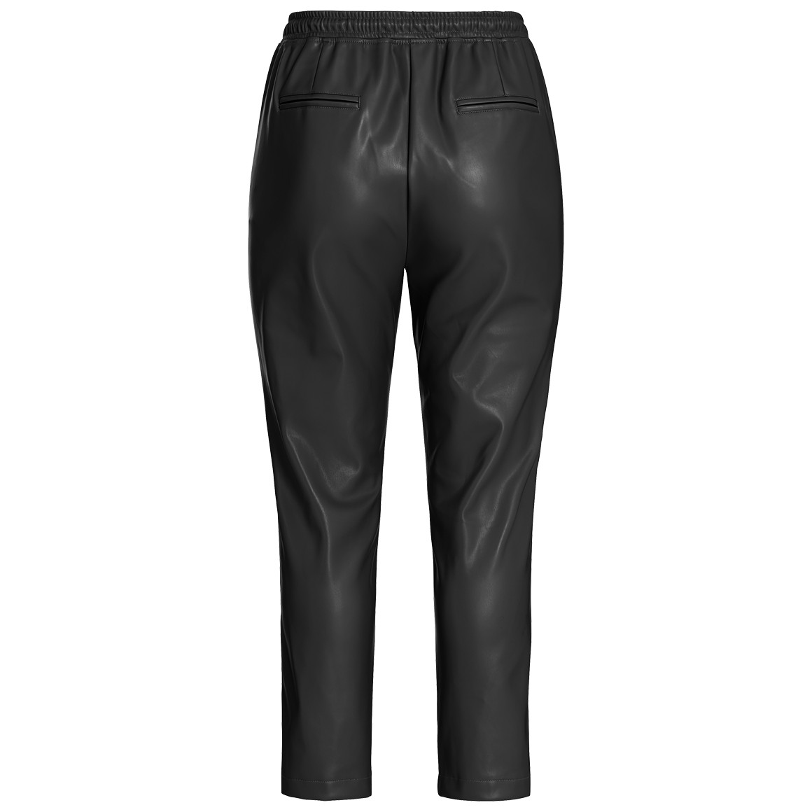 Dames joggingbroek in lederlook