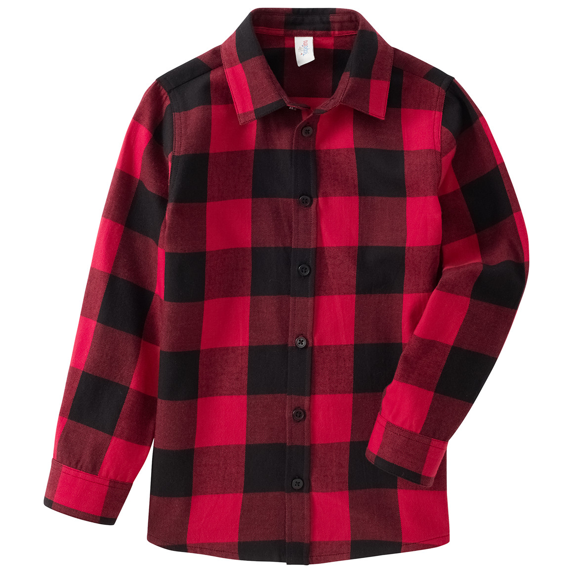 Flanellen overhemd voor jongens