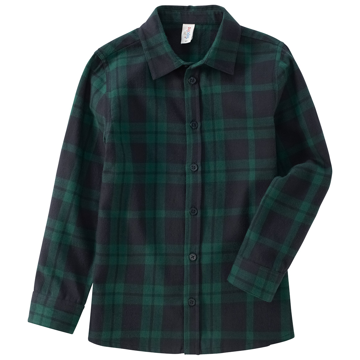 Flanellen overhemd voor jongens