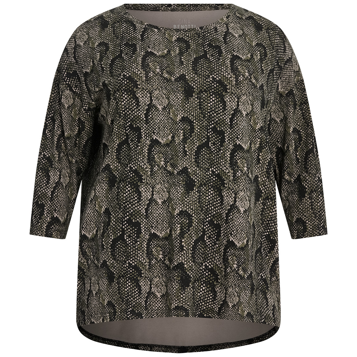 Damen Longshirt mit 3/4-Arm