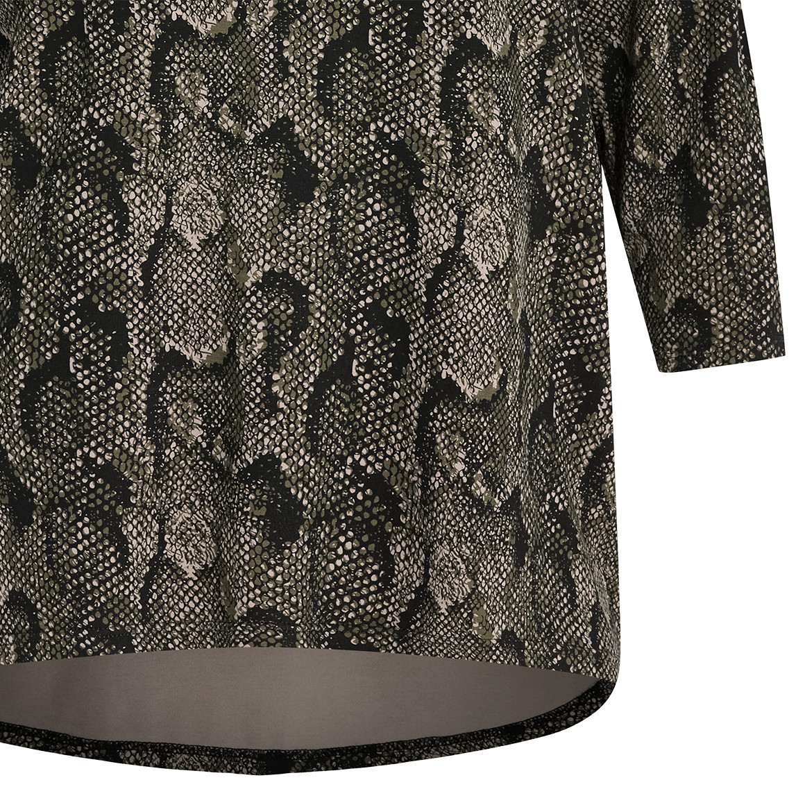 Damen Longshirt mit 3/4-Arm