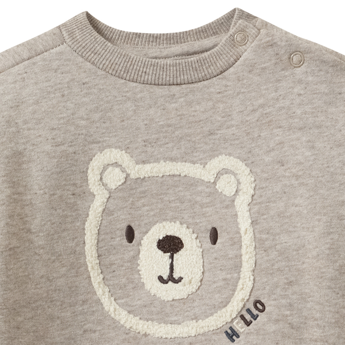 Baby-sweatshirt met applicatie
