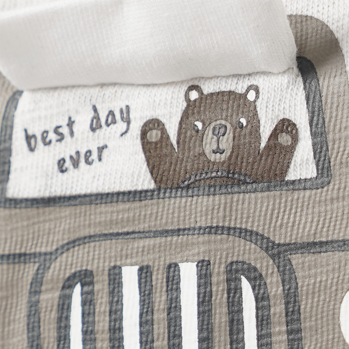 Baby Langarmshirt mit Auto-Print