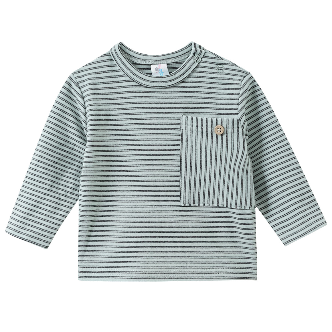 2 Newborn Fleeceshirts mit Brusttasche