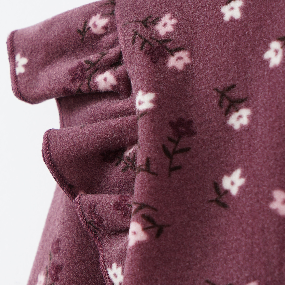 T-Shirt lange mouwen in fleece voor baby's