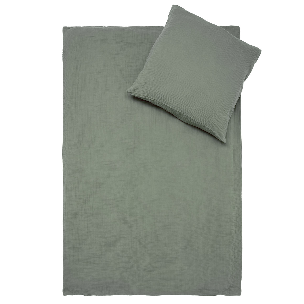 Musselin-Bettwäsche 135 x 200 cm unifarben