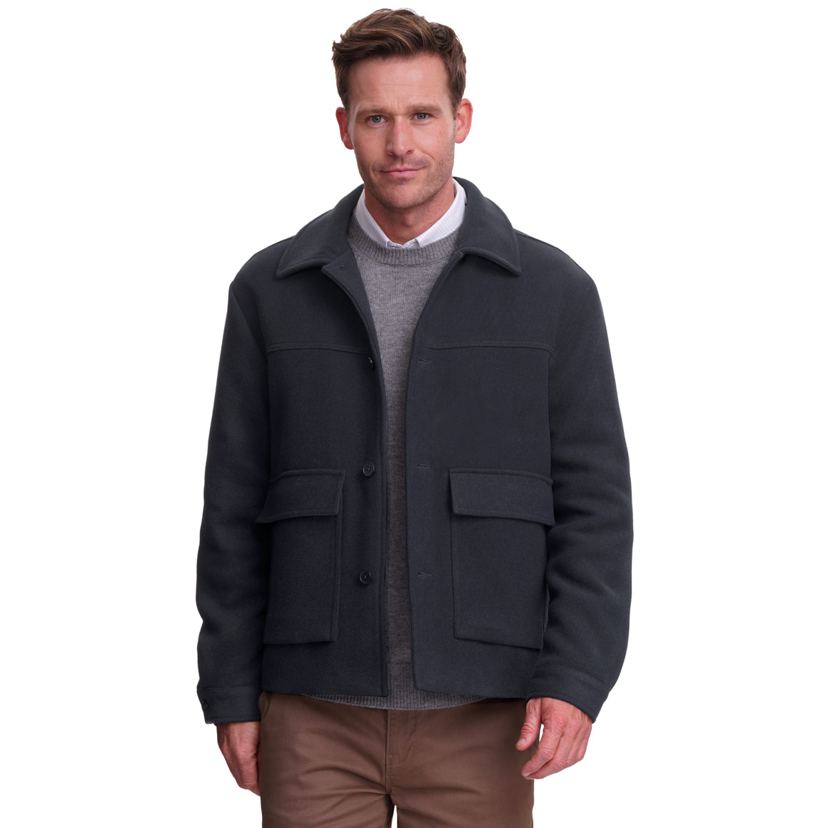 Herren Jacke mit Woll-Anteil