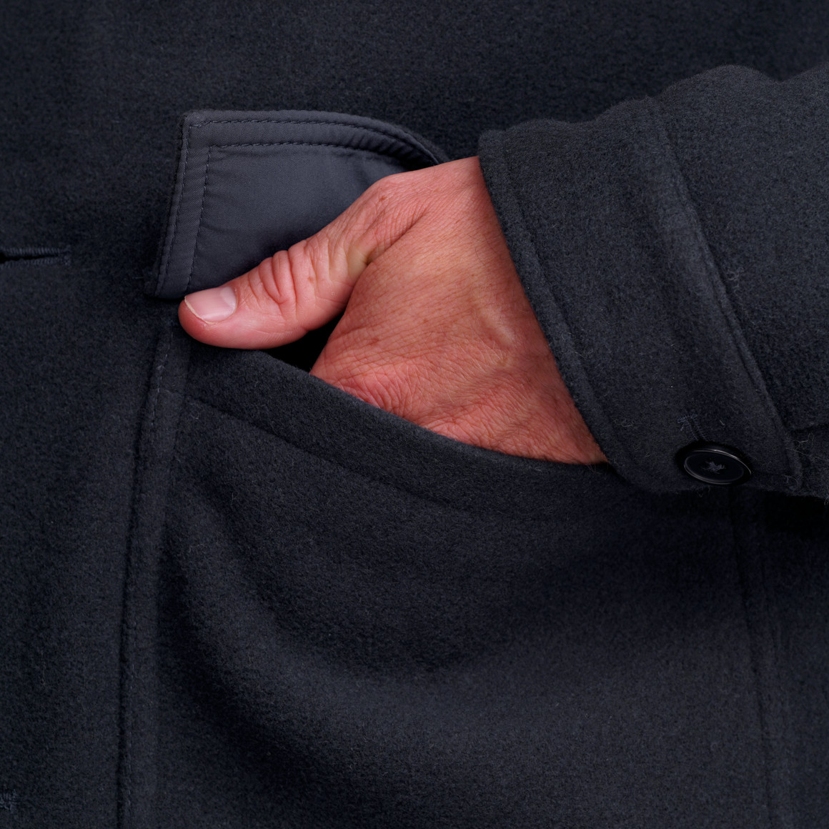 Herren Jacke mit Woll-Anteil