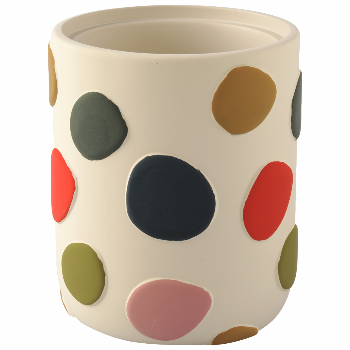 Tandenborstel mok met all-over patroon