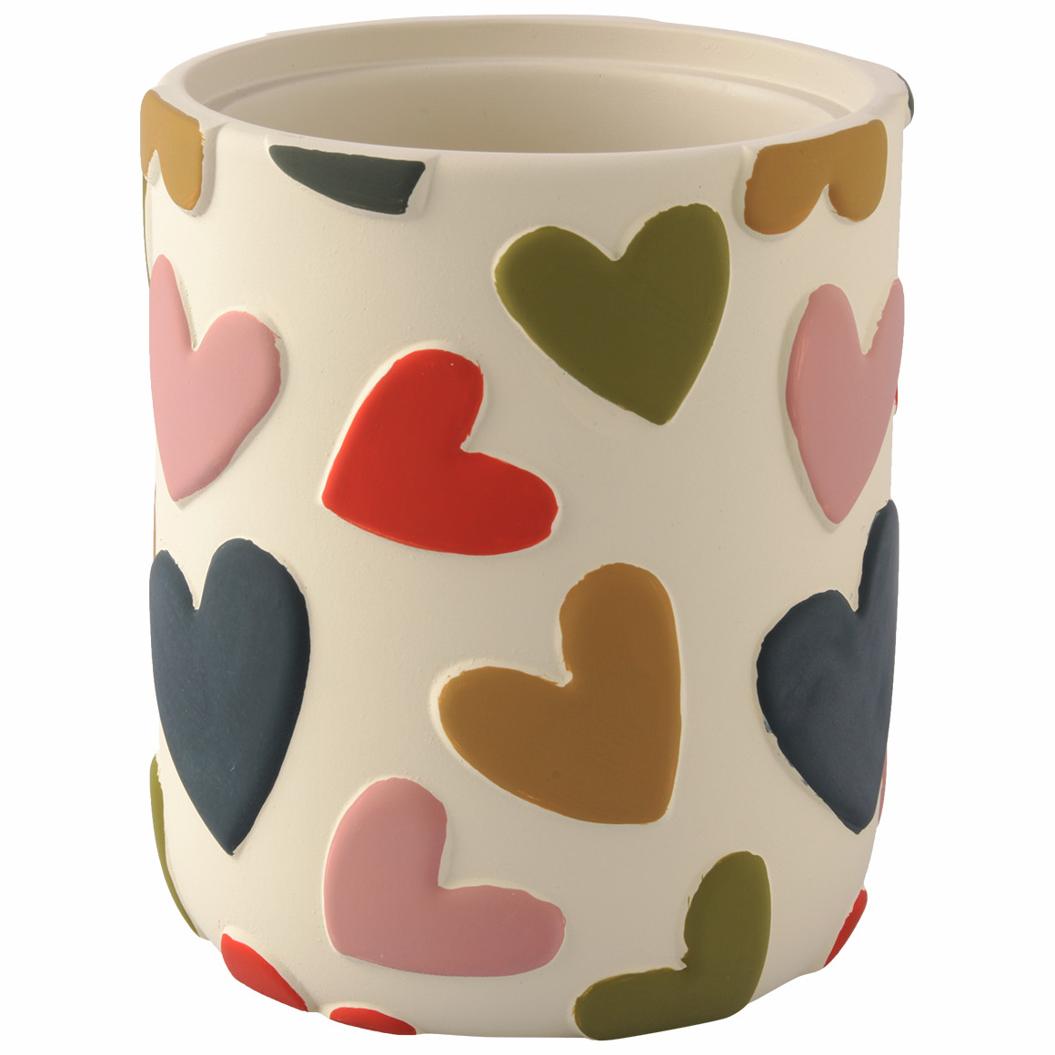 Tandenborstel mok met all-over patroon