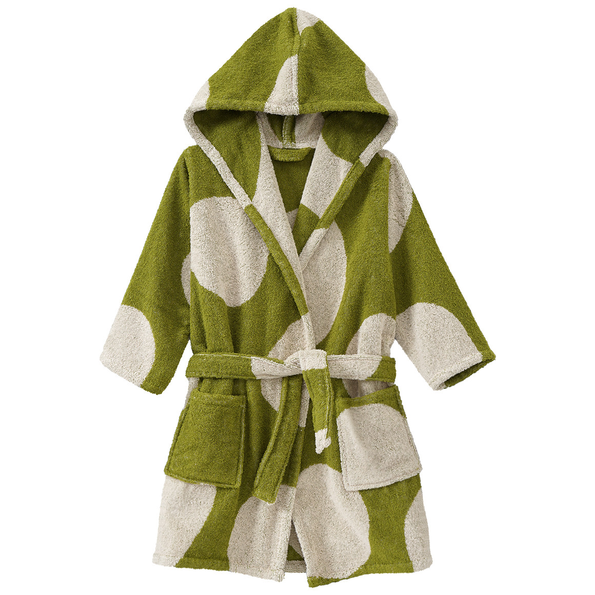 Kinder Bademantel mit Allover-Muster