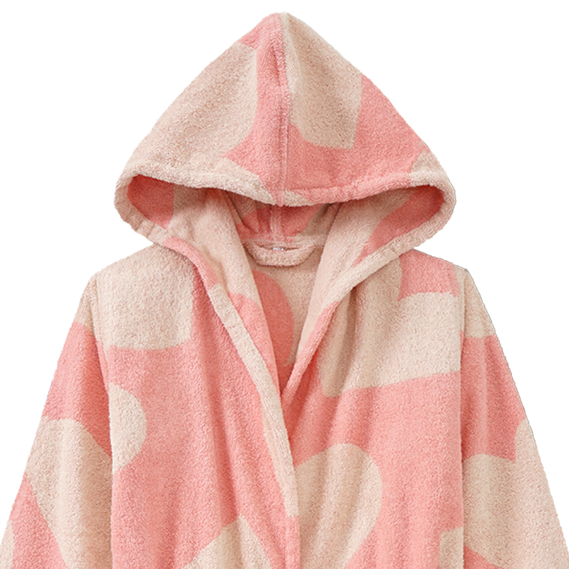 Kinder Bademantel mit Allover-Muster