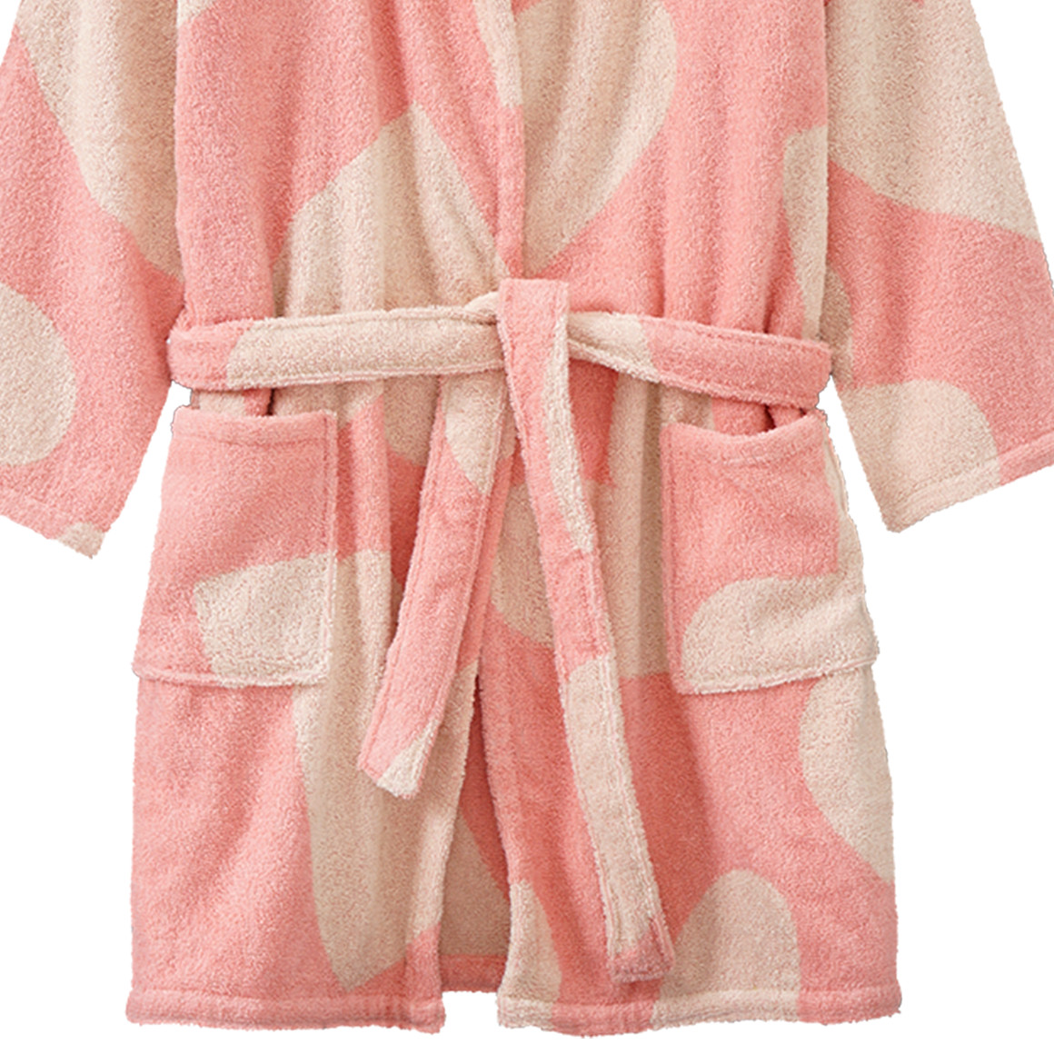 Kinder Bademantel mit Allover-Muster