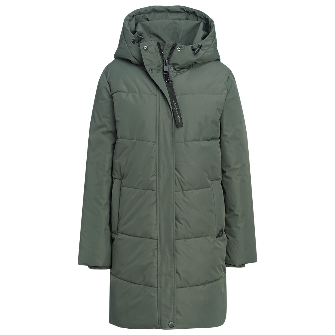 Damen Steppmantel mit Kapuze