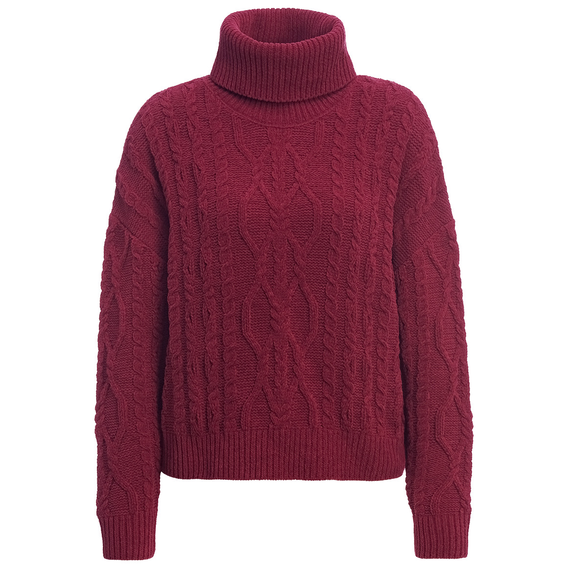 Gebreide chenille trui Dames