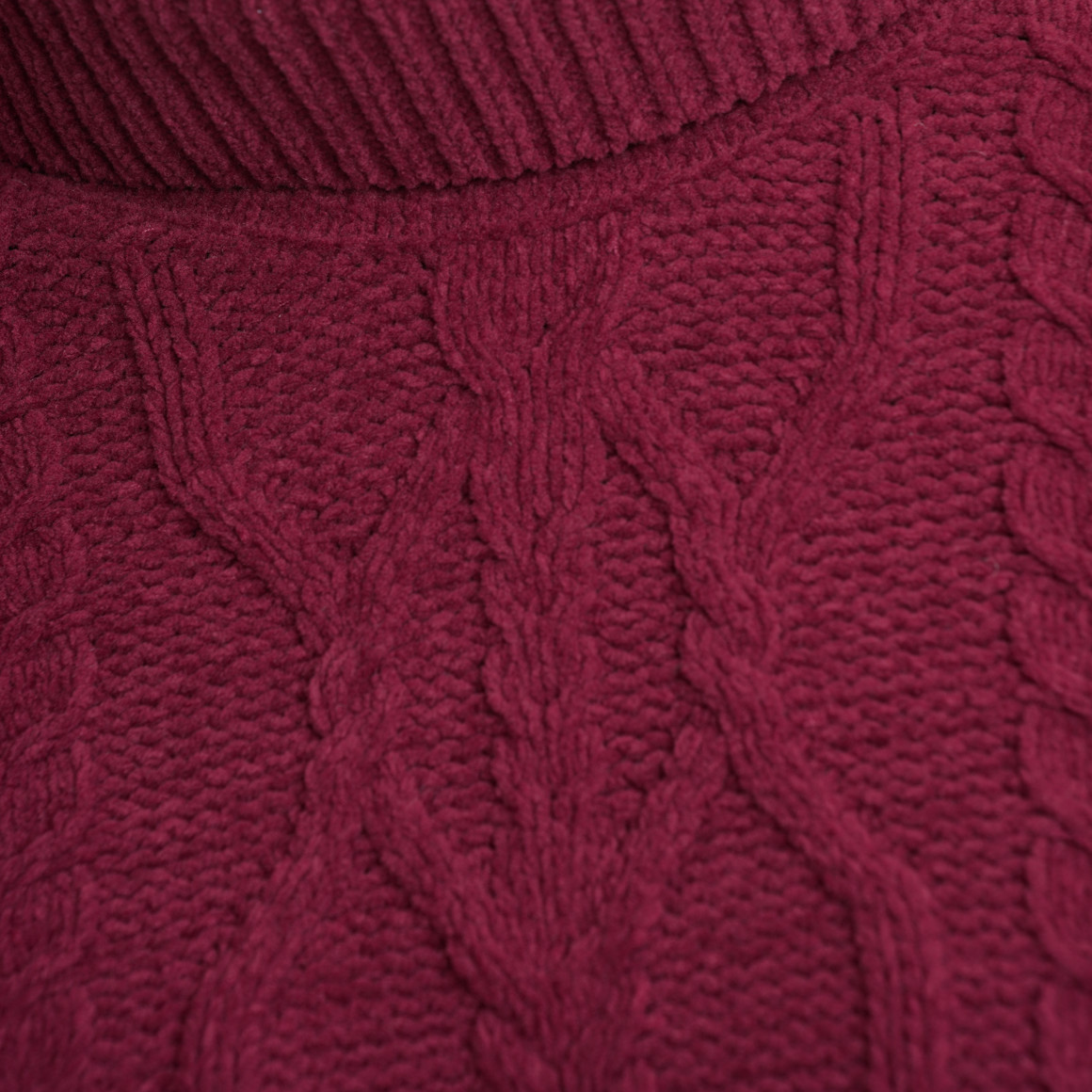 Gebreide chenille trui Dames