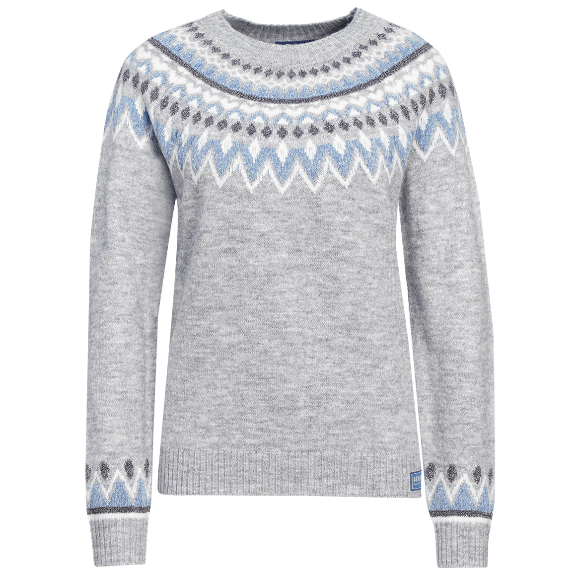 Gebreide trui met Noors patroon Dames
