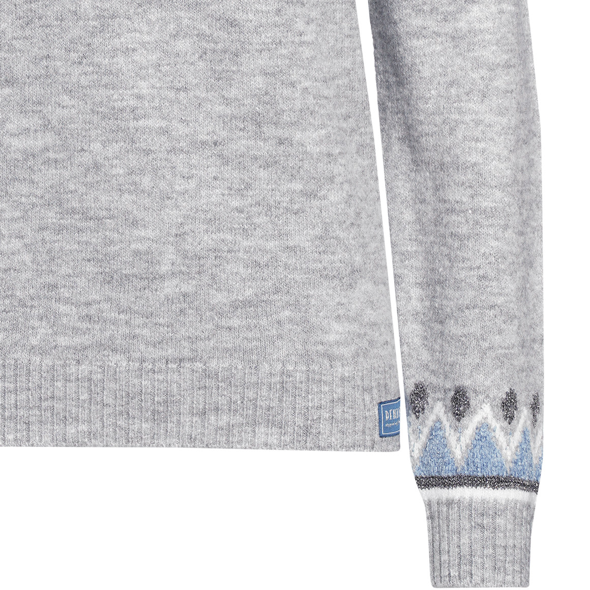 Gebreide trui met Noors patroon Dames