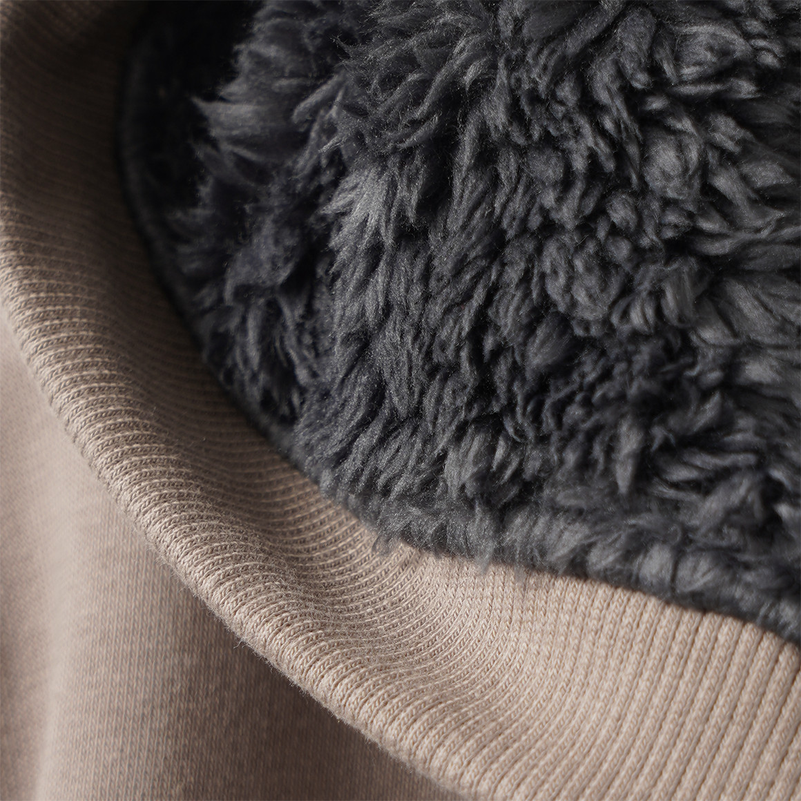 Jungen Sweatjacke mit Teddyplüsch