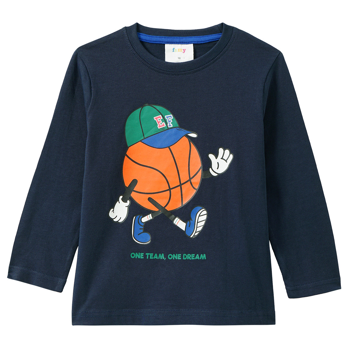 Jongens' T-Shirt lange mouwen met print