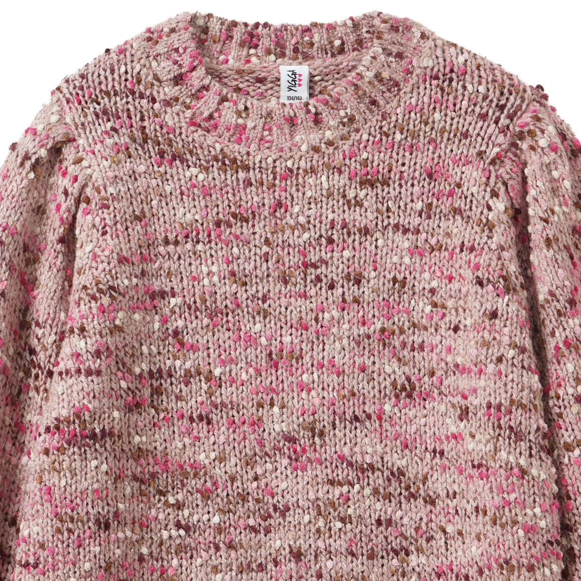 Mädchen Strickpullover aus Chenillegarn