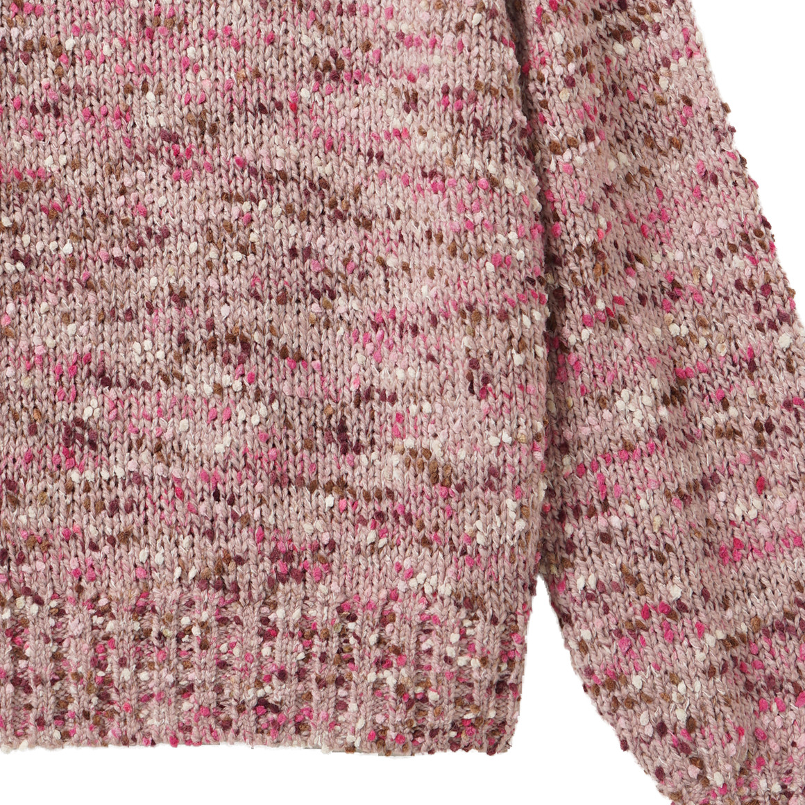 Mädchen Strickpullover aus Chenillegarn