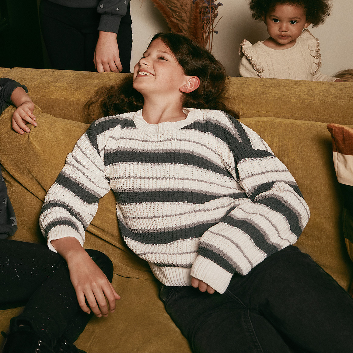 Meisjes trui van chenille