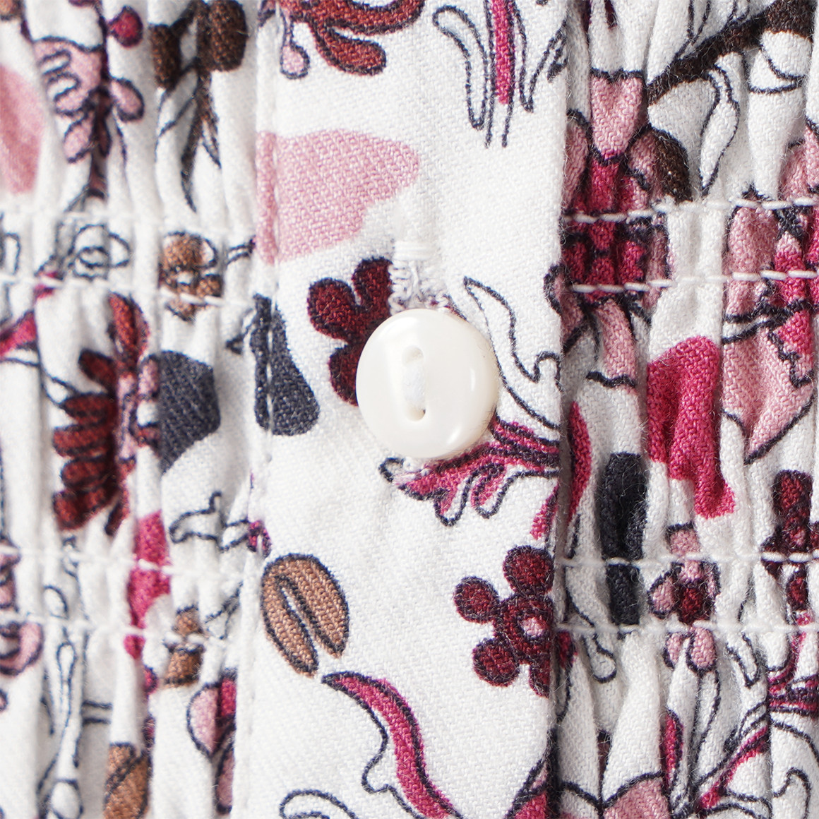 Meisjesblouse in gebloemde look