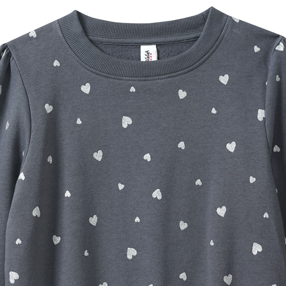 Sweatshirt met glitterprint voor meisjes