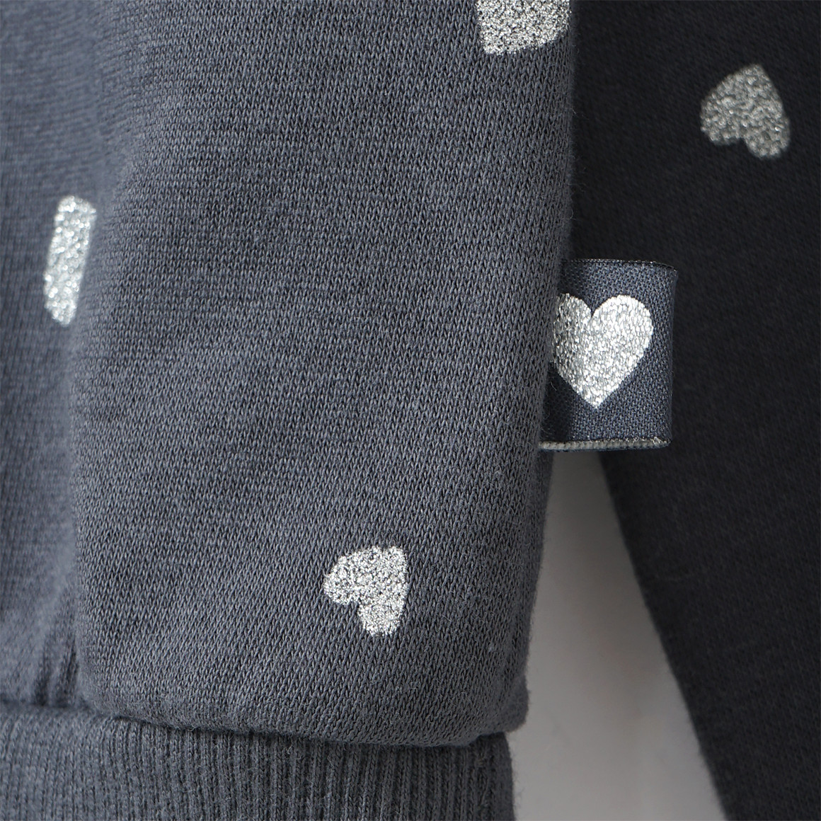 Sweatshirt met glitterprint voor meisjes