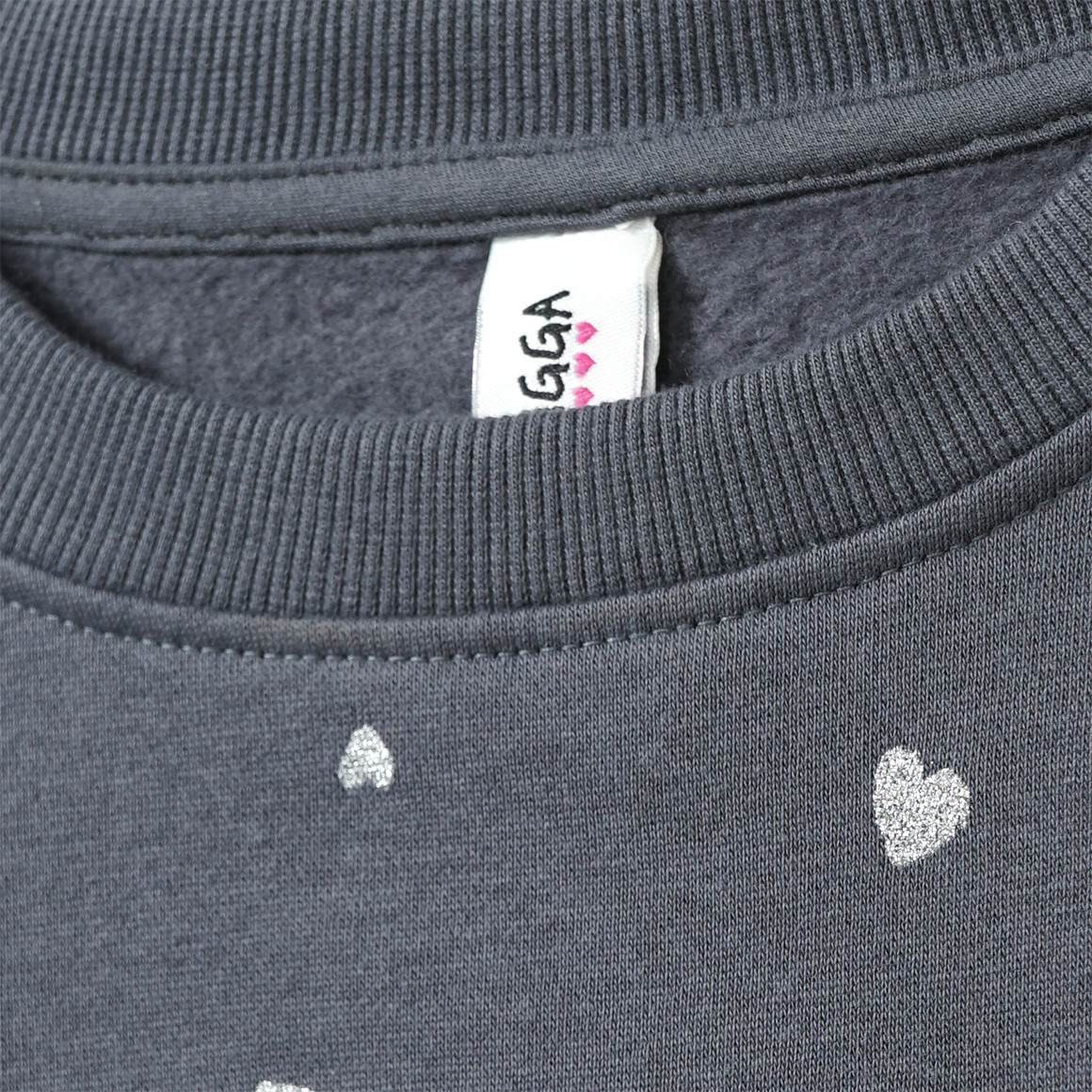 Sweatshirt met glitterprint voor meisjes