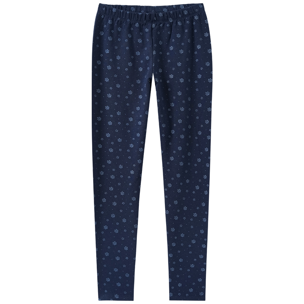 Mädchen Sweat-Leggings mit Blümchen