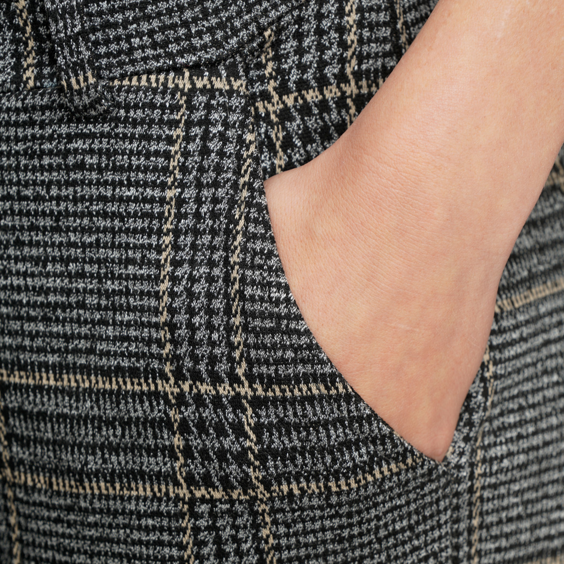 Damesjoggingbroek met ruitjespatroon