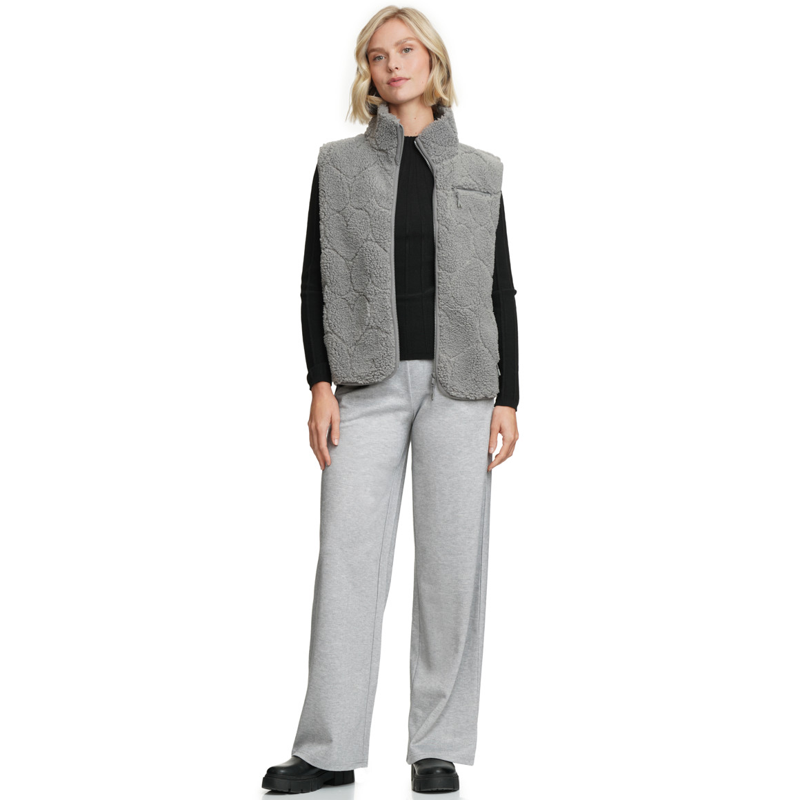 Damen Straight-Hose mit Elastikbund