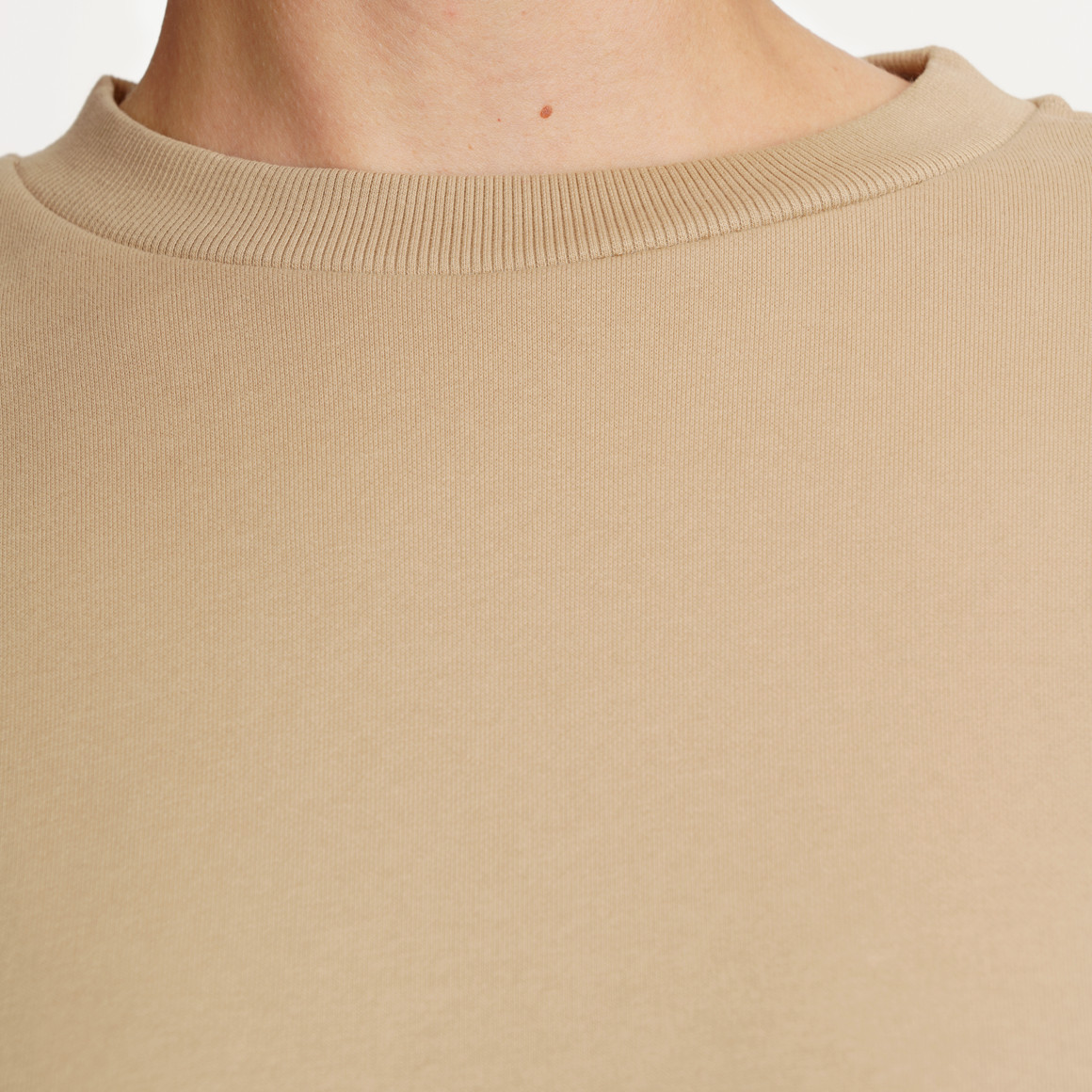 Damen Sweatshirt mit Herz-Applikation