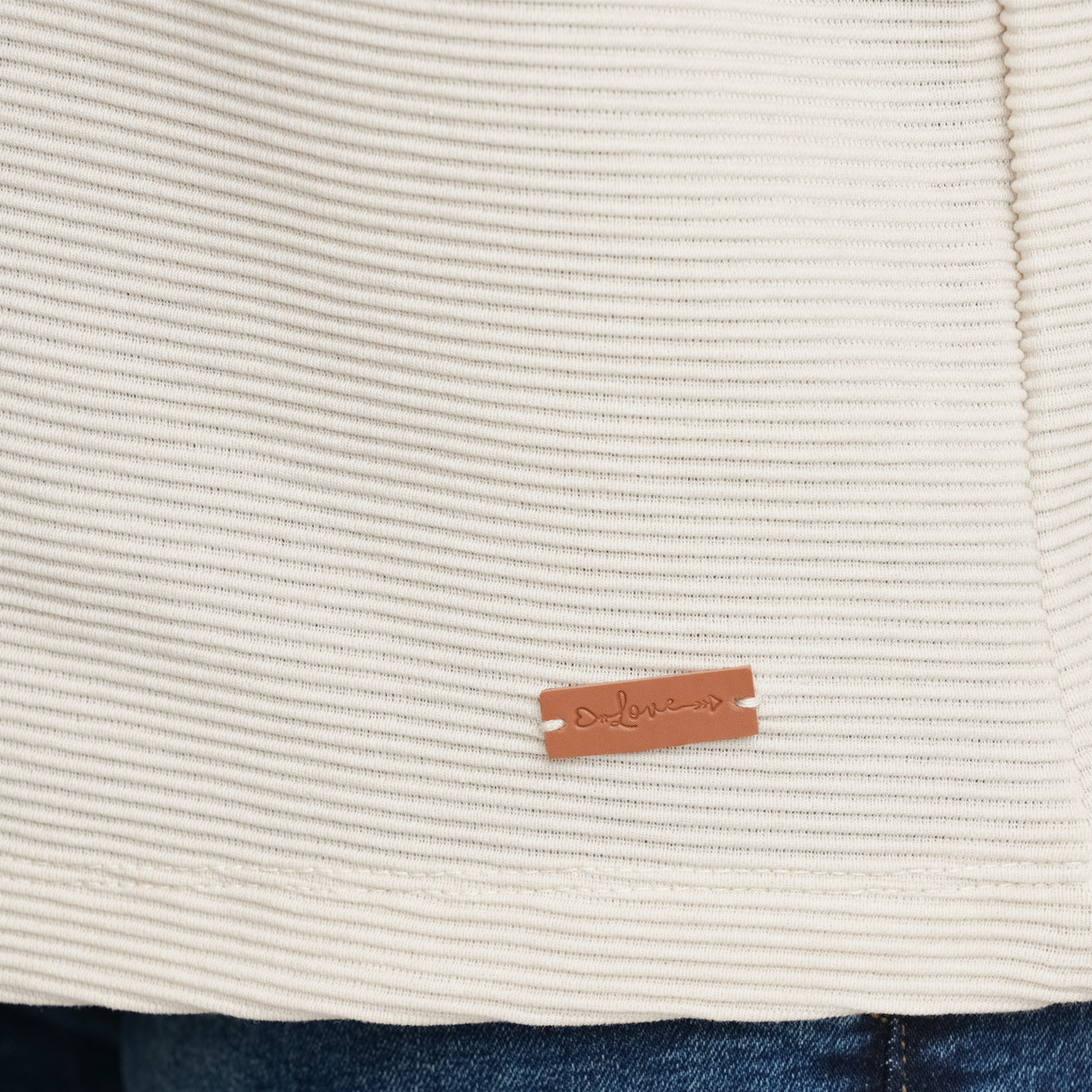 Dames shirt lange mouwen met capuchon