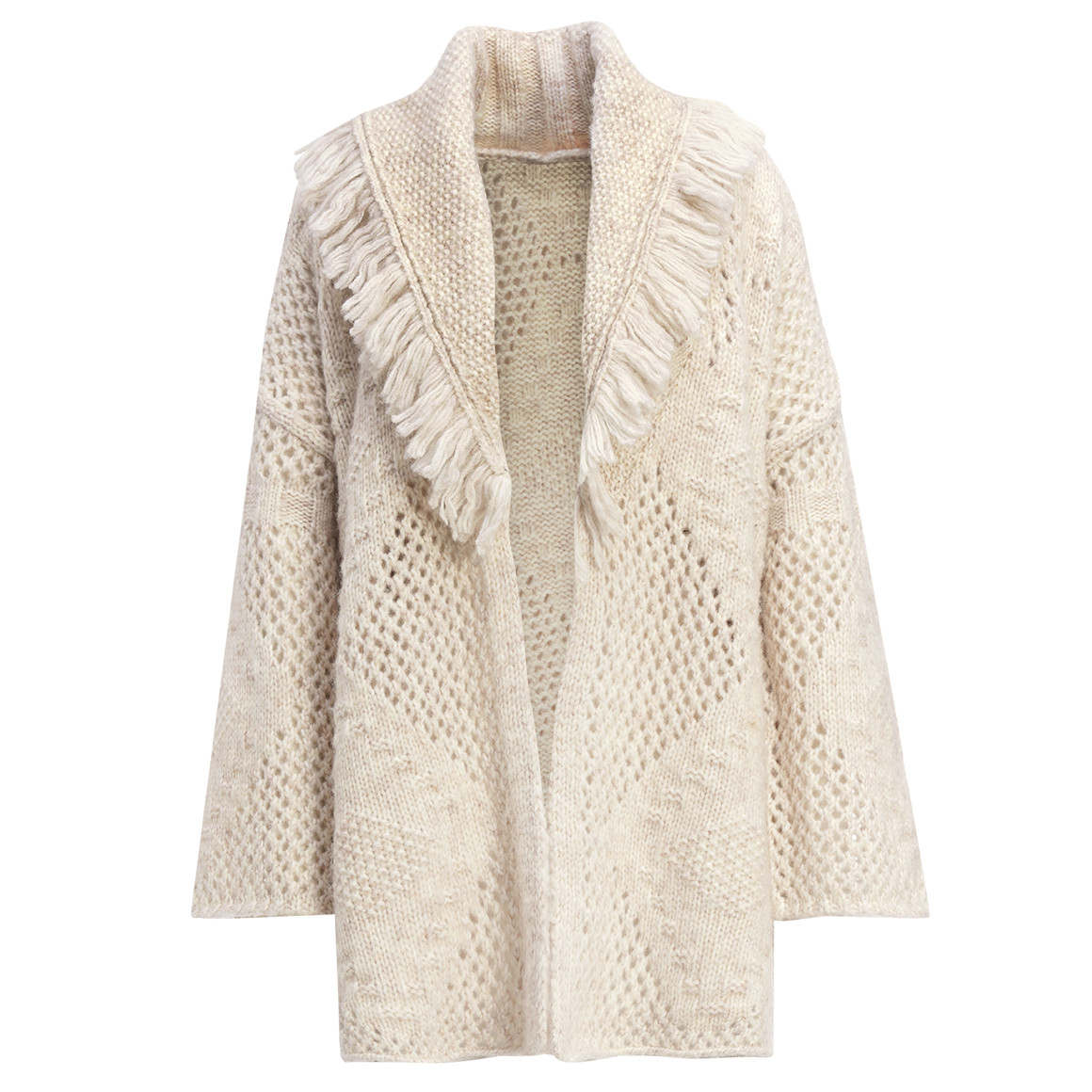 Damesvest met franjes