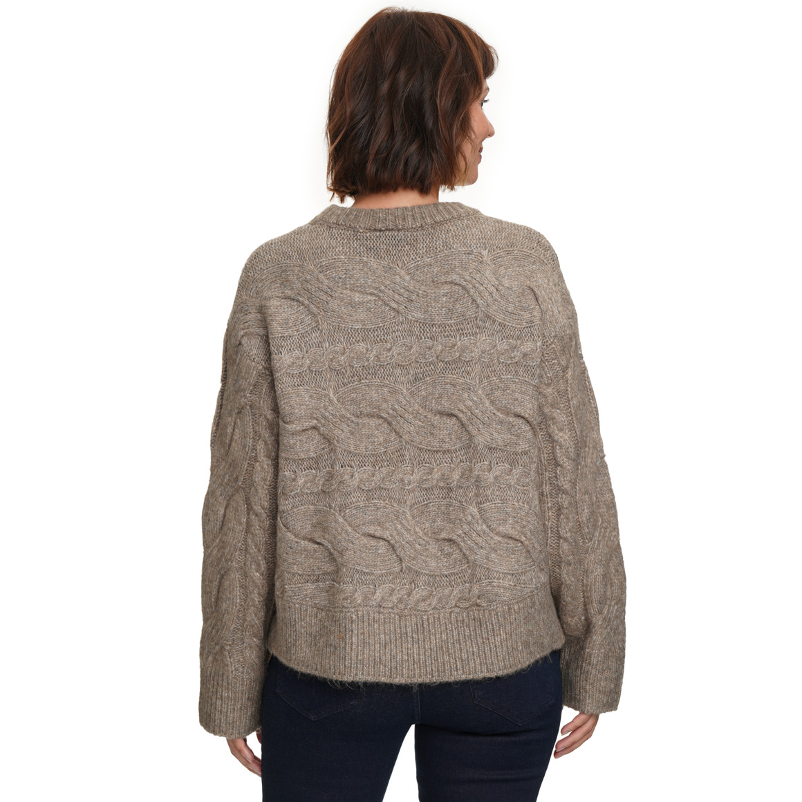 Gebreide trui met parels Dames