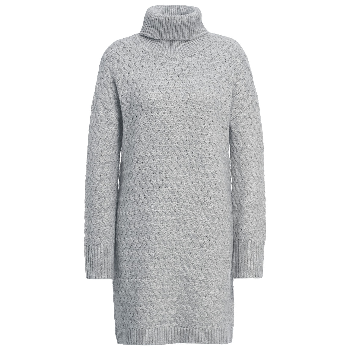 Dames gebreide jurk met col