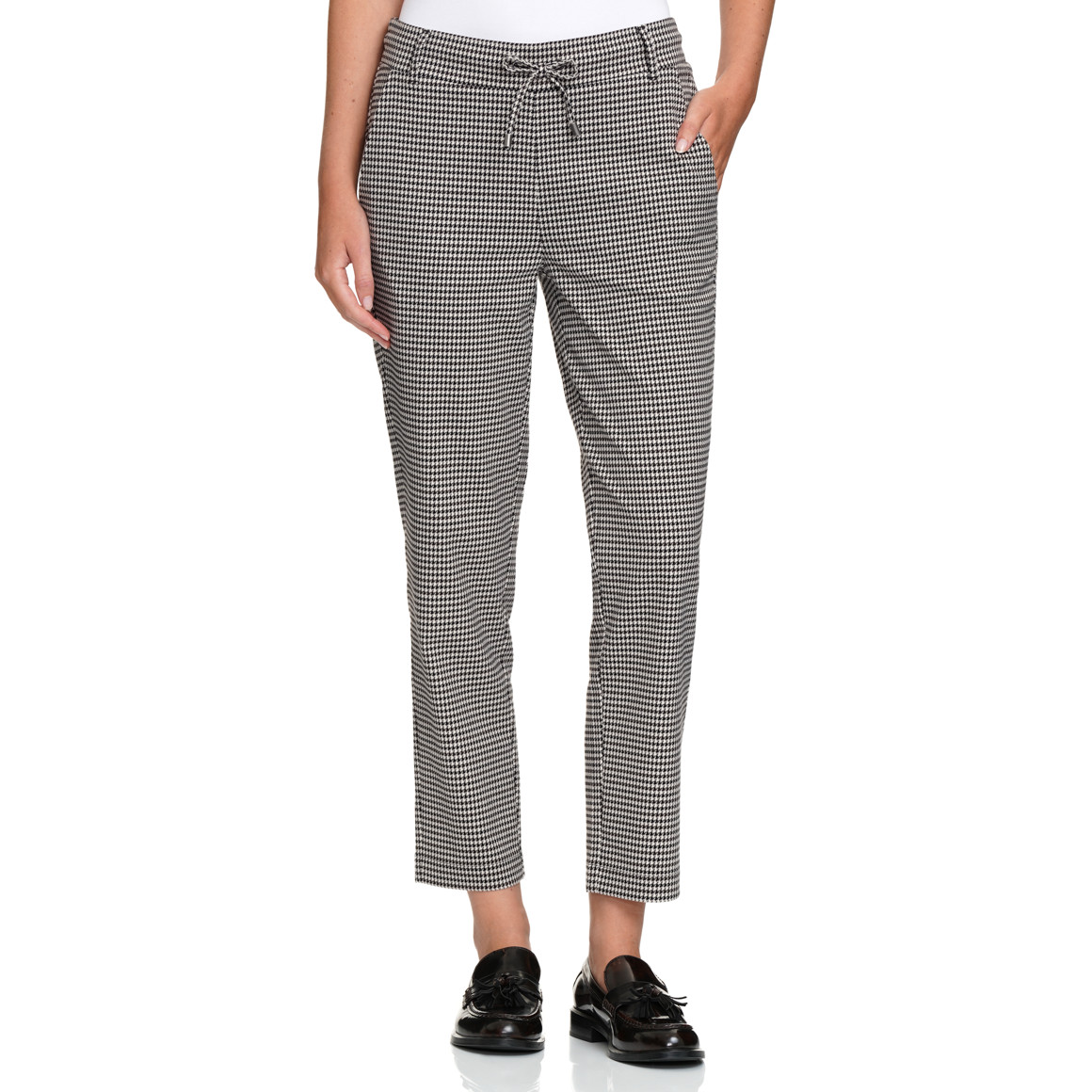 Dames joggingbroek met ruitpatroon