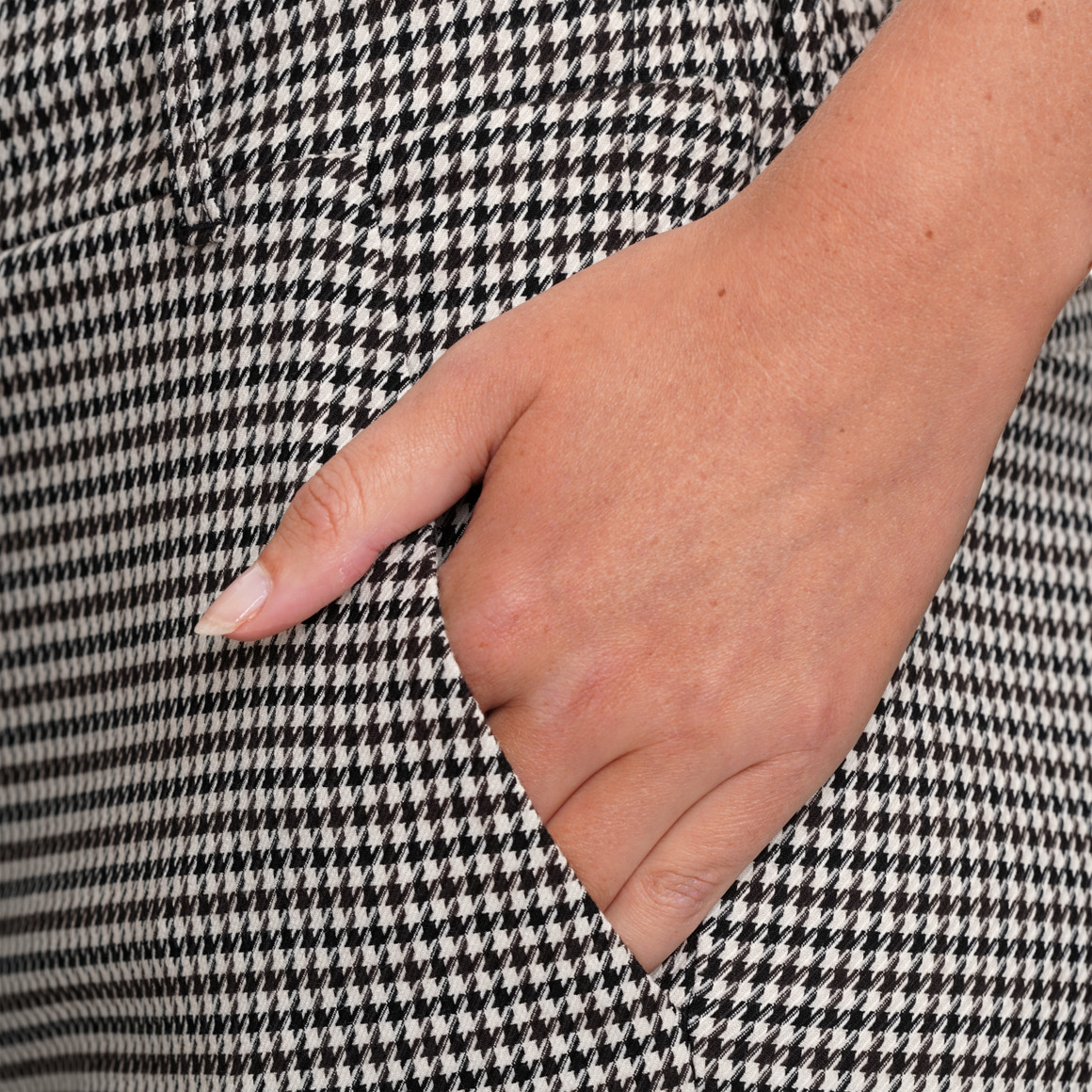 Dames joggingbroek met ruitpatroon