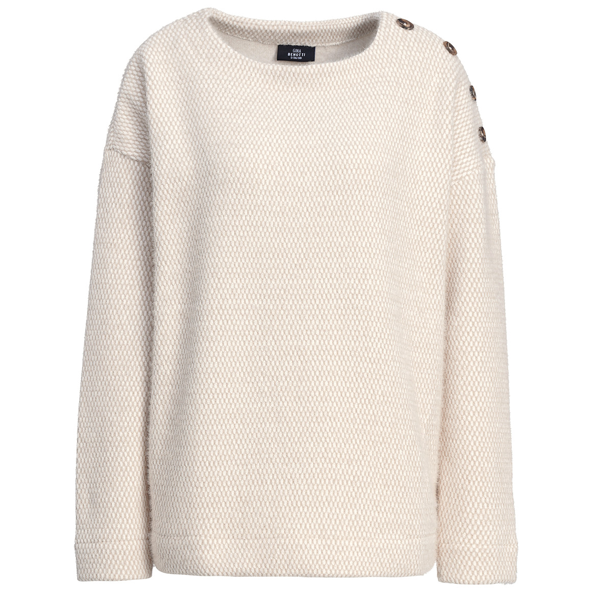 Damen Sweatshirt in Strick-Optik